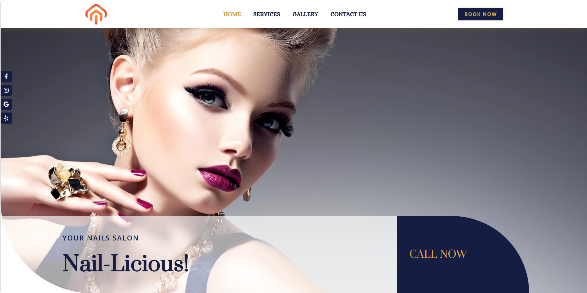 Website template preview